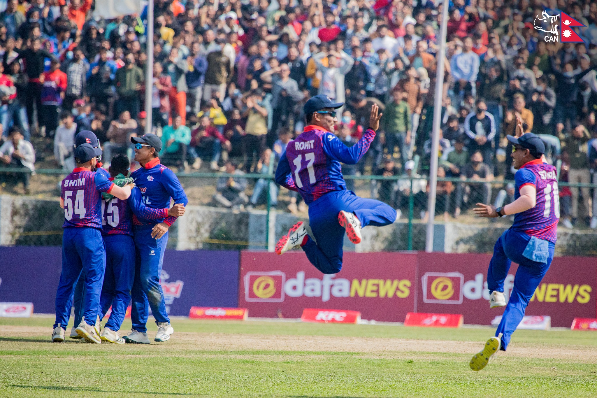 खेलमा फर्कियो नेपाल, १५७ रनमा पीएनजीको ७ विकेट पतन