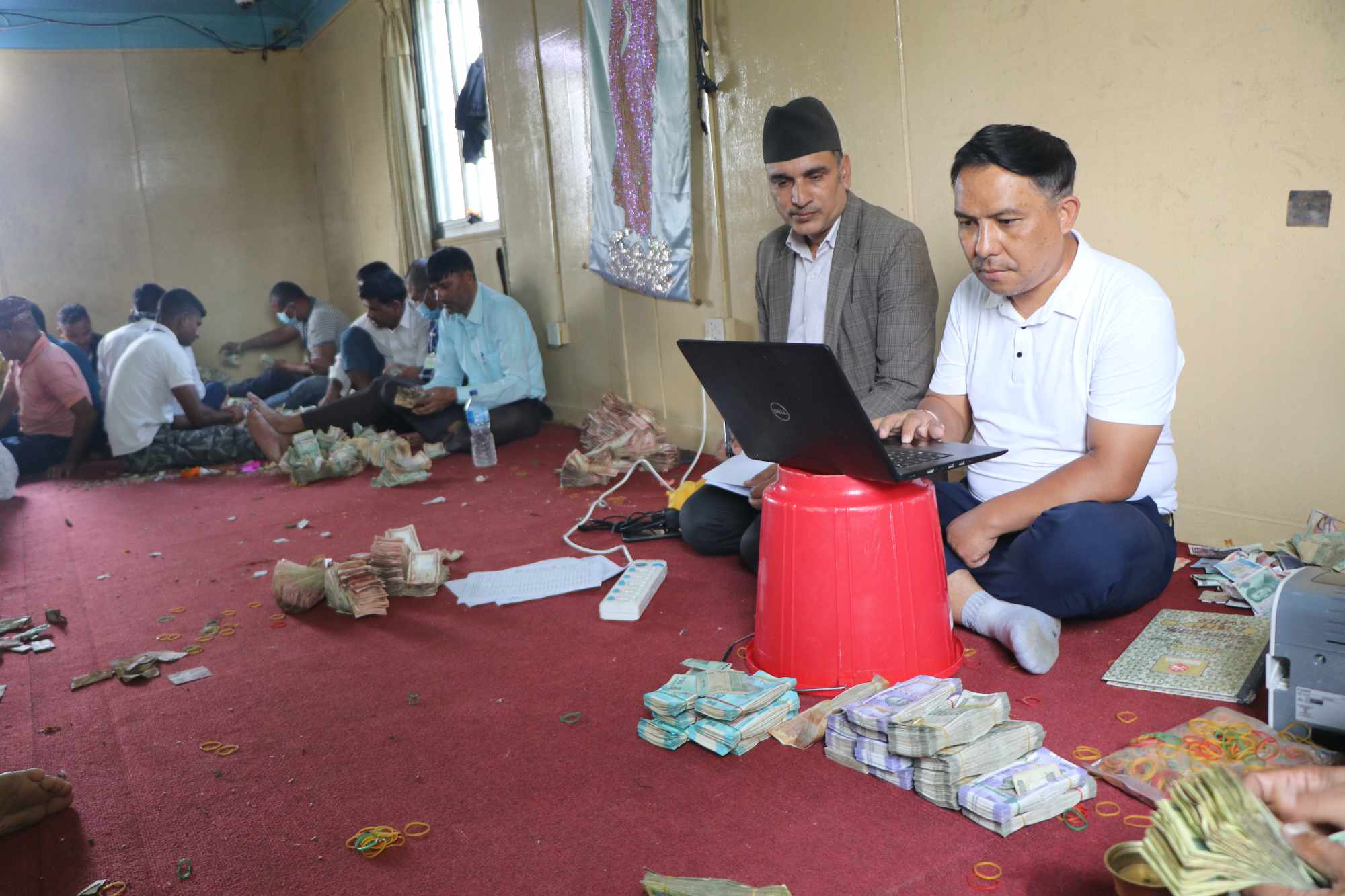 मायादेवी मन्दिरमा साढे तीन महिनामै दानवापत ६४ लाख ७६ हजार संकलन