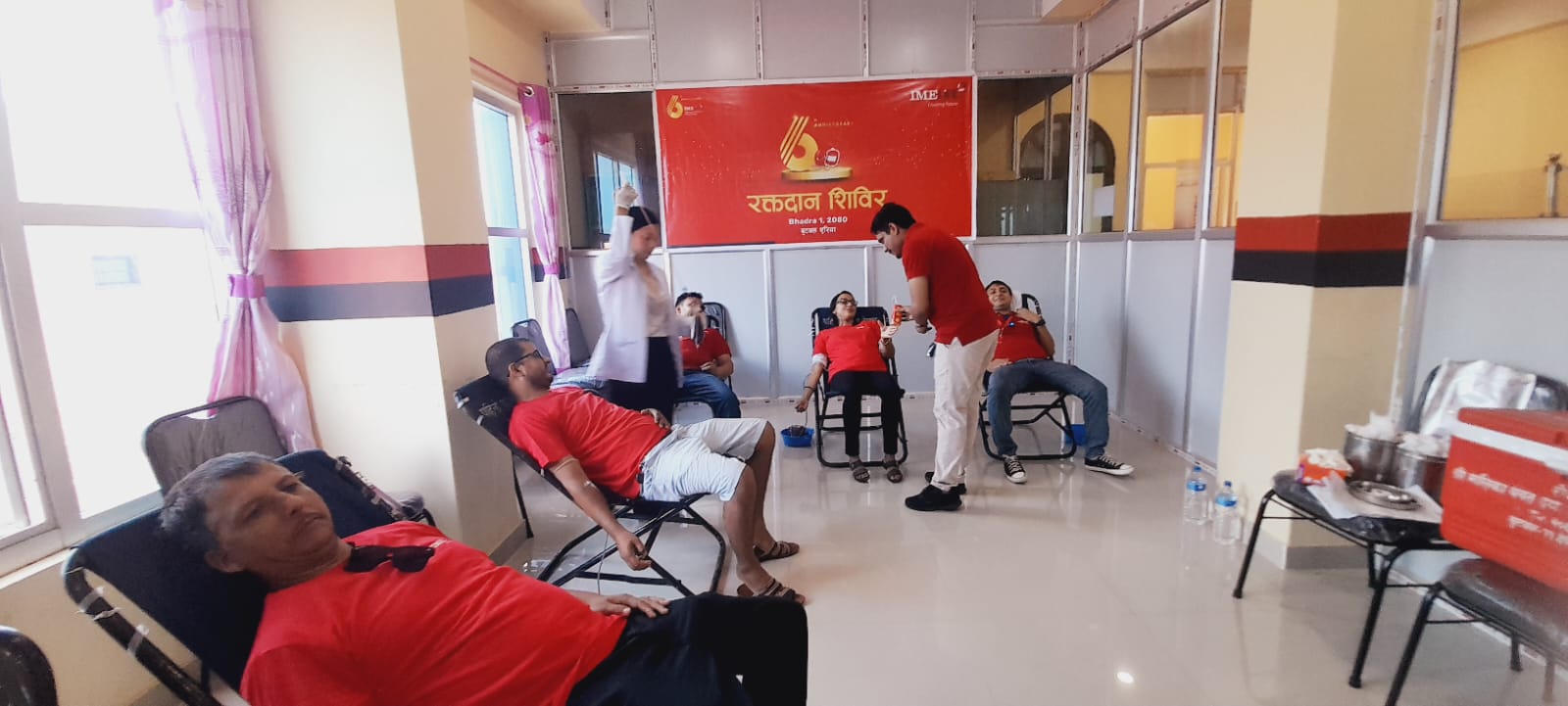 आइएमई लाइफ इन्स्योरेन्सको वार्षिकोत्सवमा ६१९ जनाको रक्तदान