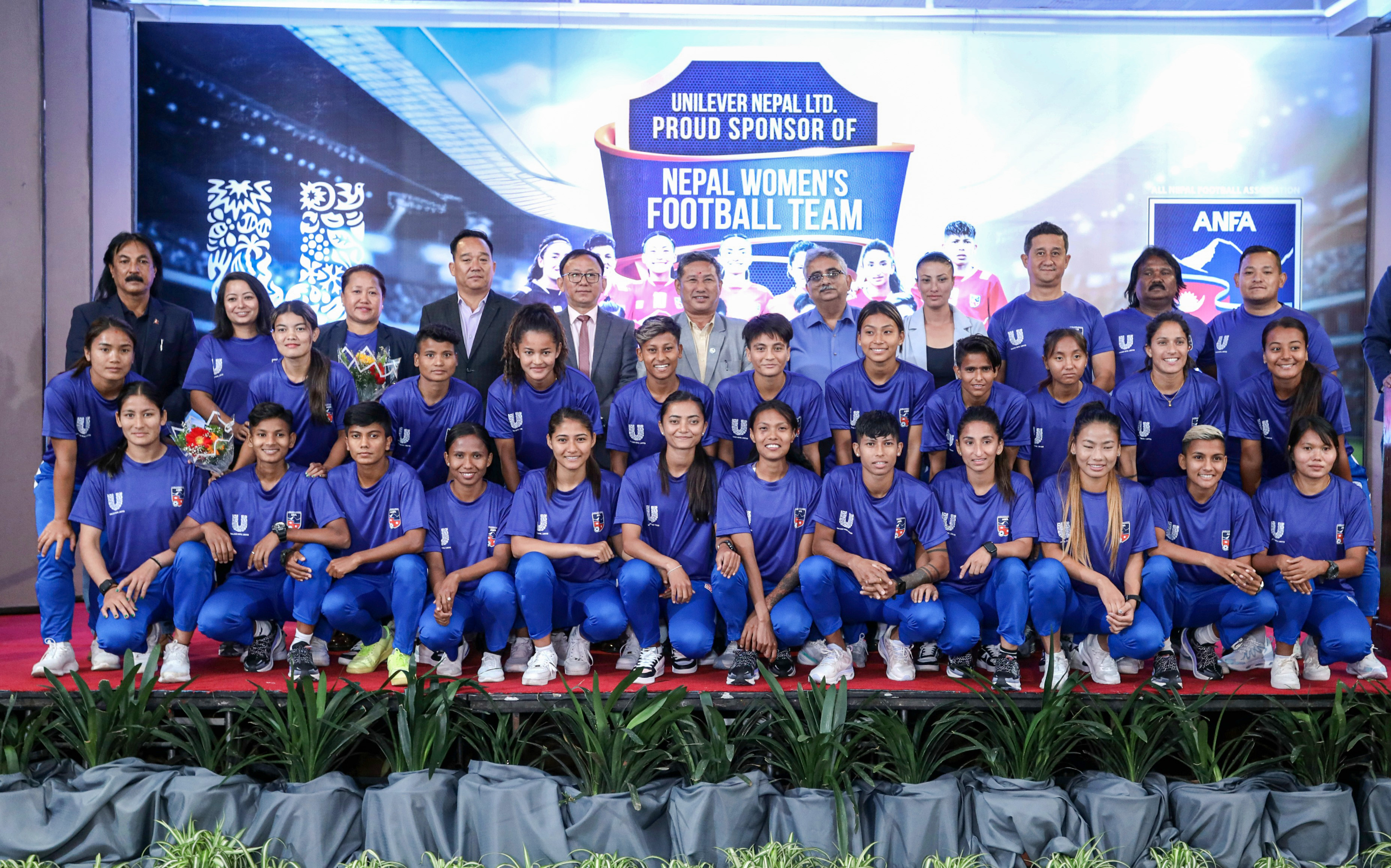 राष्ट्रिय महिला फुटबल टिमको आधिकारिक प्रायोजक युनिलिभर