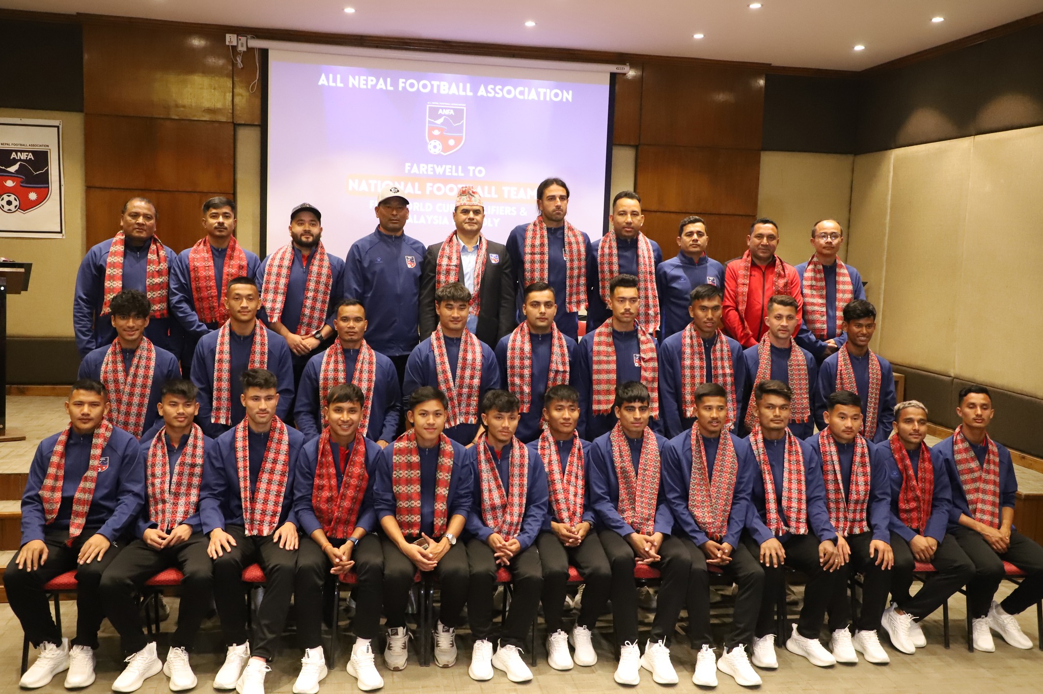 नेपाली फुटबल टोलीले आज मलेसियासँग मैत्रीपूर्ण फुटबल खेल्दै