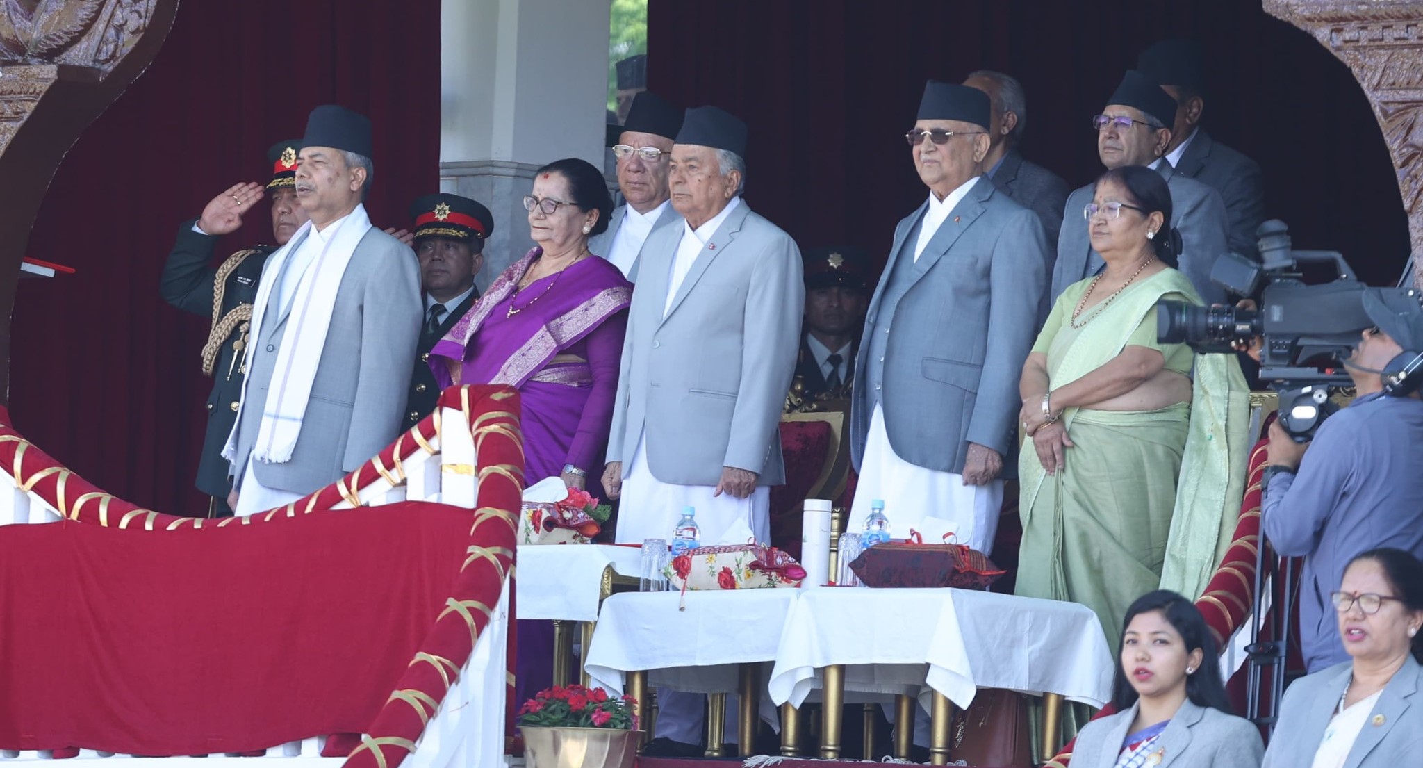 टुँडिखेलमा गणतन्त्र दिवस भव्यताका साथ मनाइयो, सैनिक कवाजदेखि झाँकीसहित मूल समारोह