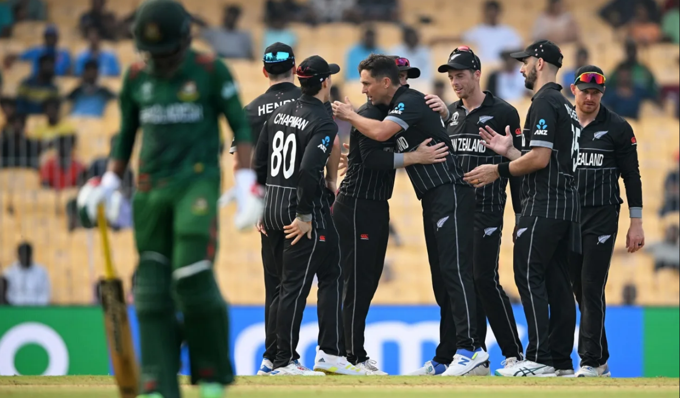 विश्वकप क्रिकेट : बंगलादेशलाई आठ विकेटले हराउँदै न्यूजिल्याण्ड शीर्ष स्थानमा