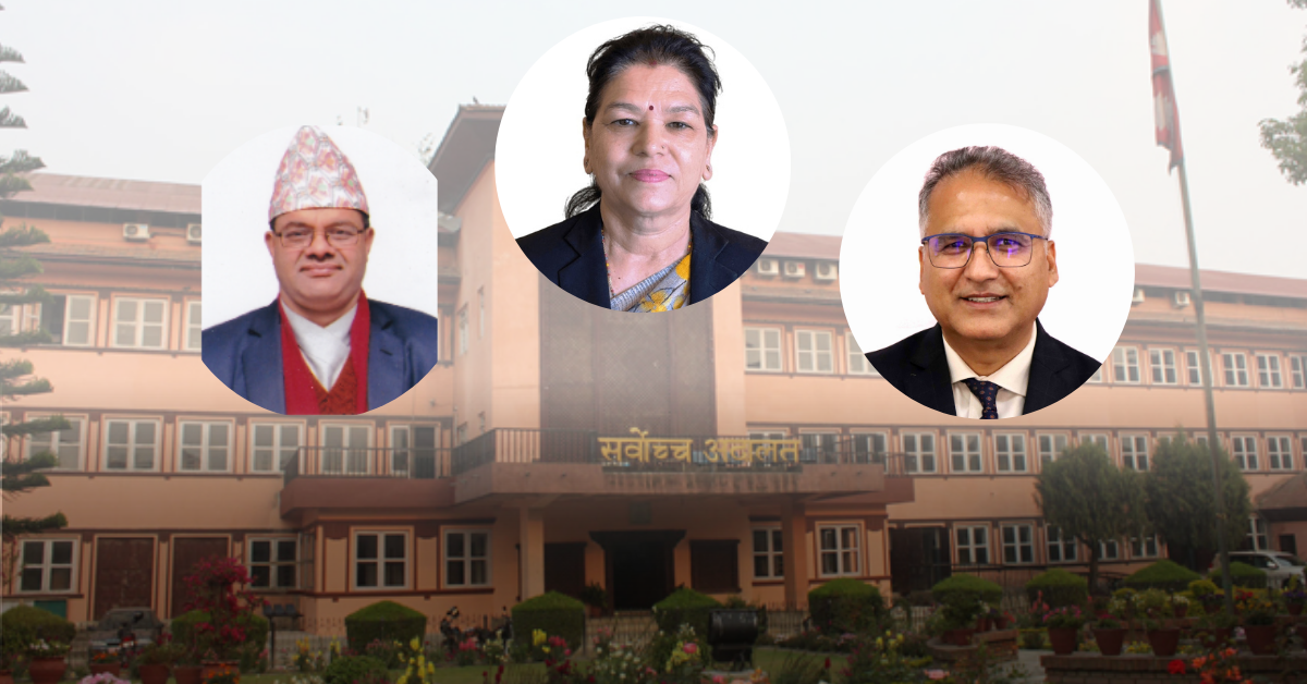 सर्वोच्च अदालतको न्यायाधीशका लागि तीन जनाको नाम सिफारिस