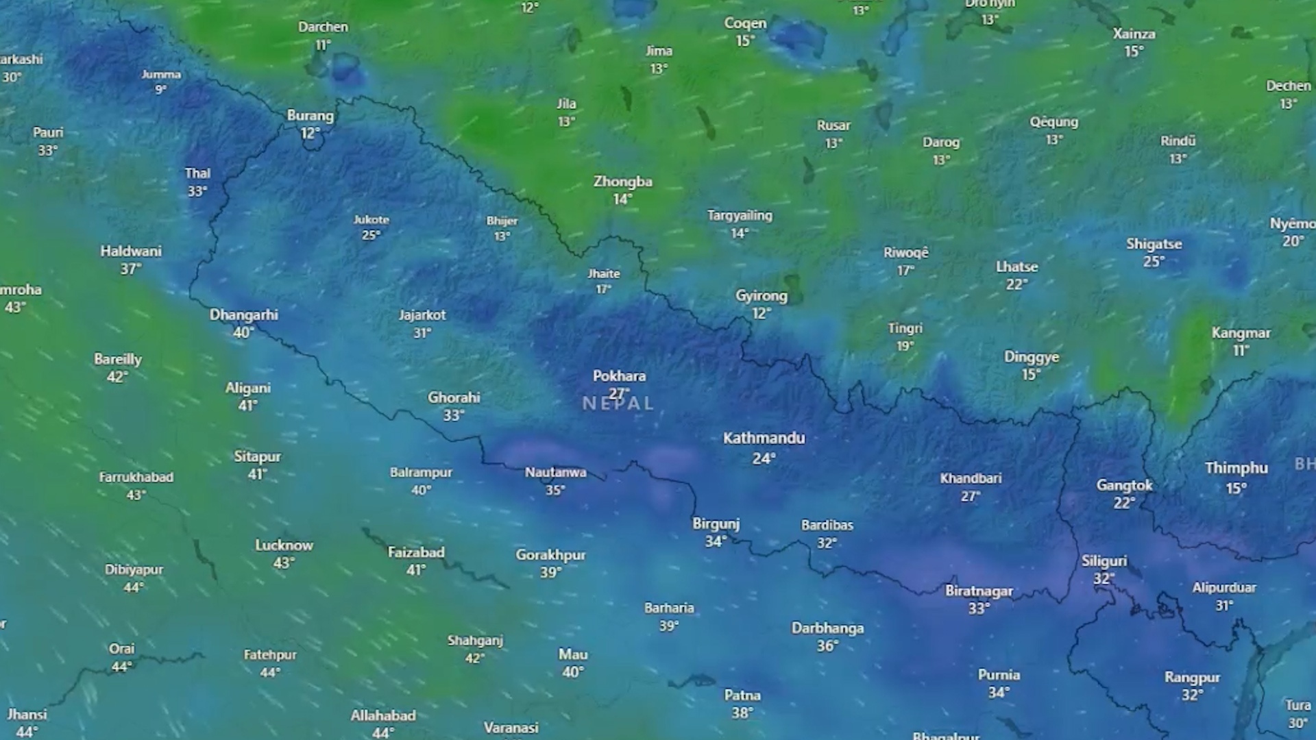 कोशी प्रदेशसहित पहाडी क्षेत्रमा पानी पर्ने सम्भावना