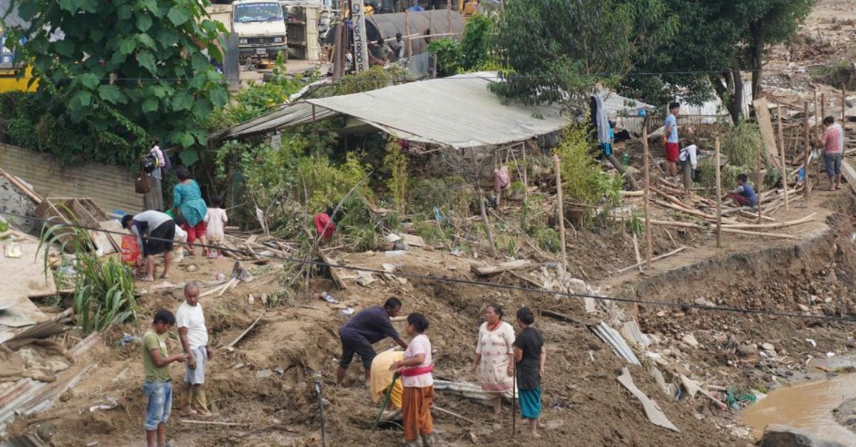 ललितपुरका बाढीपीडितको गुहार 'दशैं आइसक्यो, न बस्ने छानो, न त खानाको जोहो भएको छ'