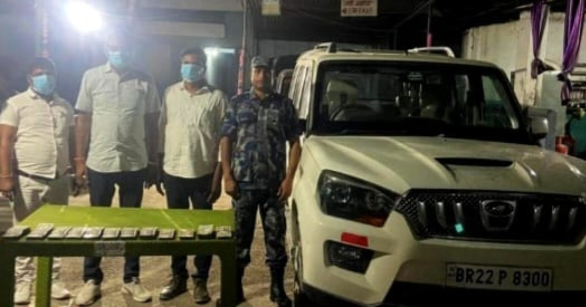 स्कार्पियोको पछाडिको सिटमा श्रोत नखुलेको ९ लाख भेटियो, तीन भारतीय पक्राउ