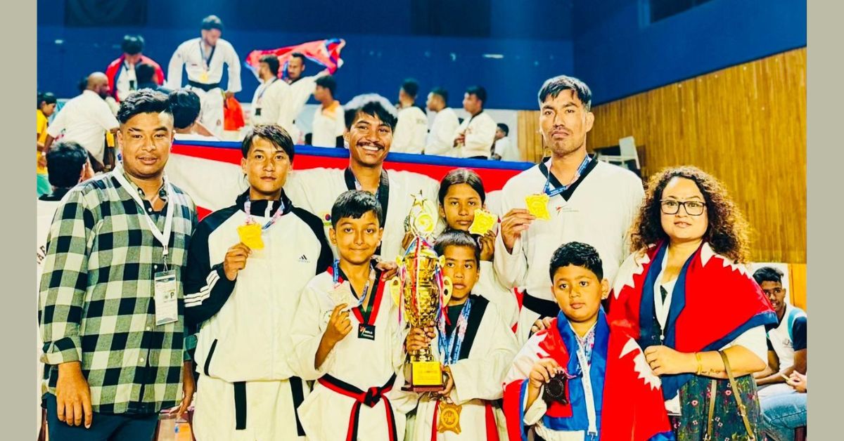 सातौं एसिया कप खुला अन्तर्राष्ट्रिय तेक्वान्दो : नेपाललाई ५ स्वर्णसहित ७ पदक