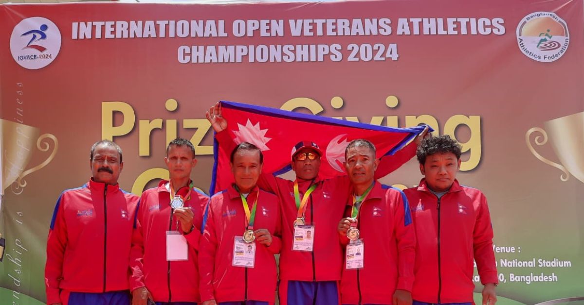 अन्तर्राष्ट्रिय खुला भेट्रान एथलेटिक्स प्रतियोगितामा नेपालका बुद्धवीर र धर्मलाई स्वर्ण