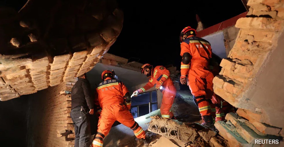 चीनमा ६.२ म्याग्निच्युडको शक्तिशाली भूकम्प जाँदा १११ जनाको मृत्यु, २२० भन्दा बढी घाइते