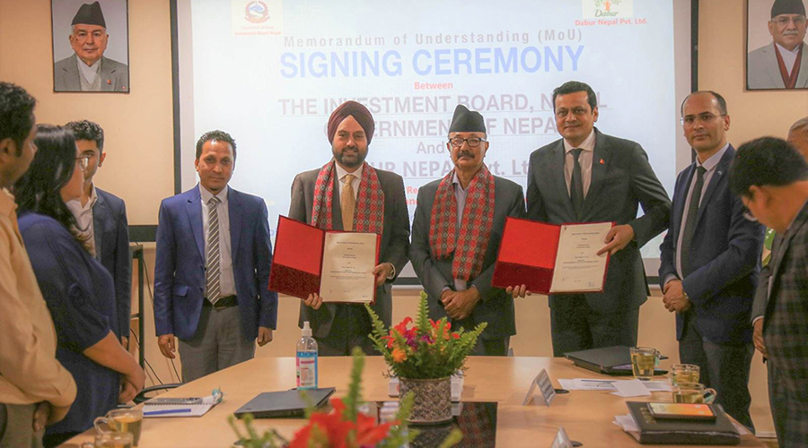 डाबर नेपालले नेपालमा थप नौ अर्ब ६८ करोड लगानी गर्ने