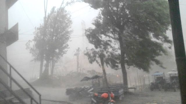 सर्लाहीमा हुरीले छ जना घाइते, घर र सवारी साधनमा क्षति