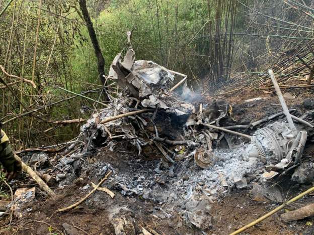 अपरेशनल ड्युटीमा रहेको भारतीय सेनाको हेलिकप्टर दुर्घटना, दुई पाइलटको शव भेटियो