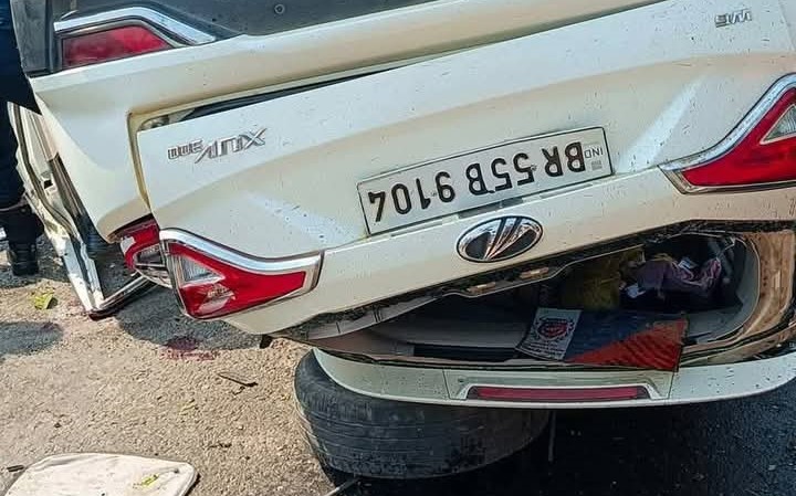 वीरगन्जमा भारतीय कार दुर्घटना, एकको मृत्यु, तीन घाइते