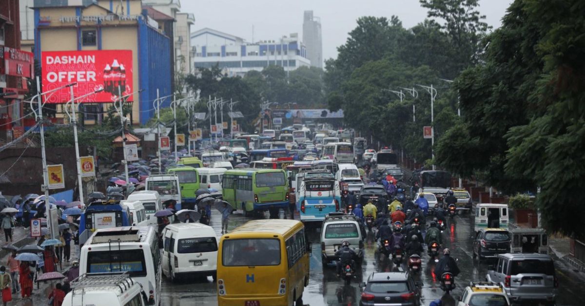 काठमाडौंमा २२ वर्षयताकै सर्वाधिक वर्षा