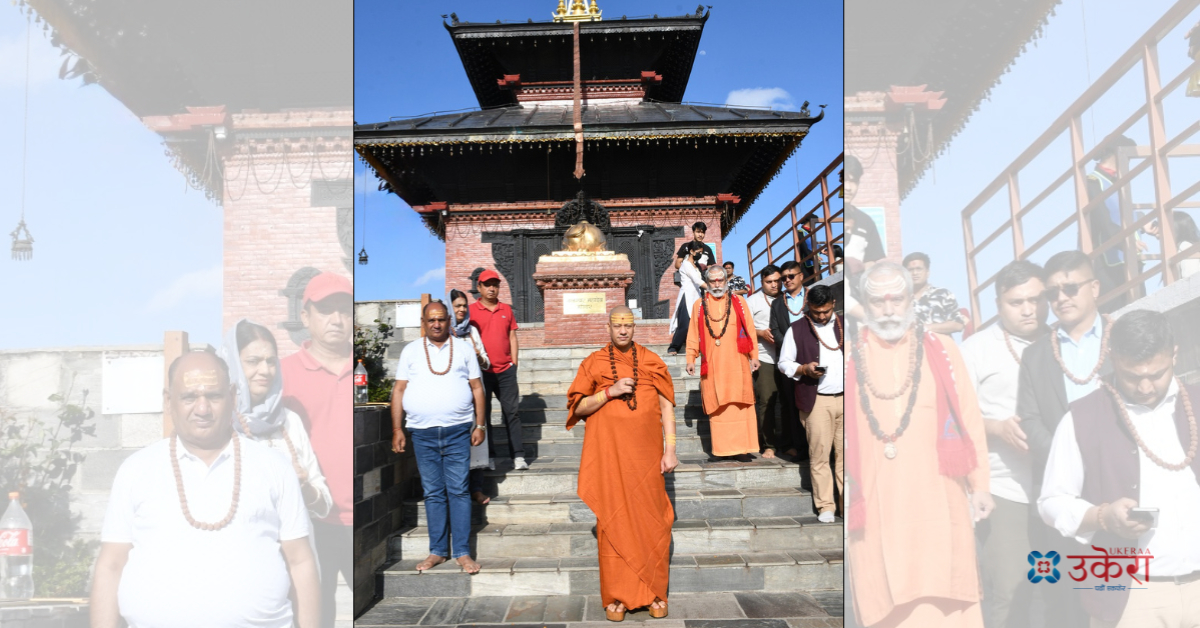 स्वामी कैलाशानंदले गरे भालेश्वर महादेवको दर्शन