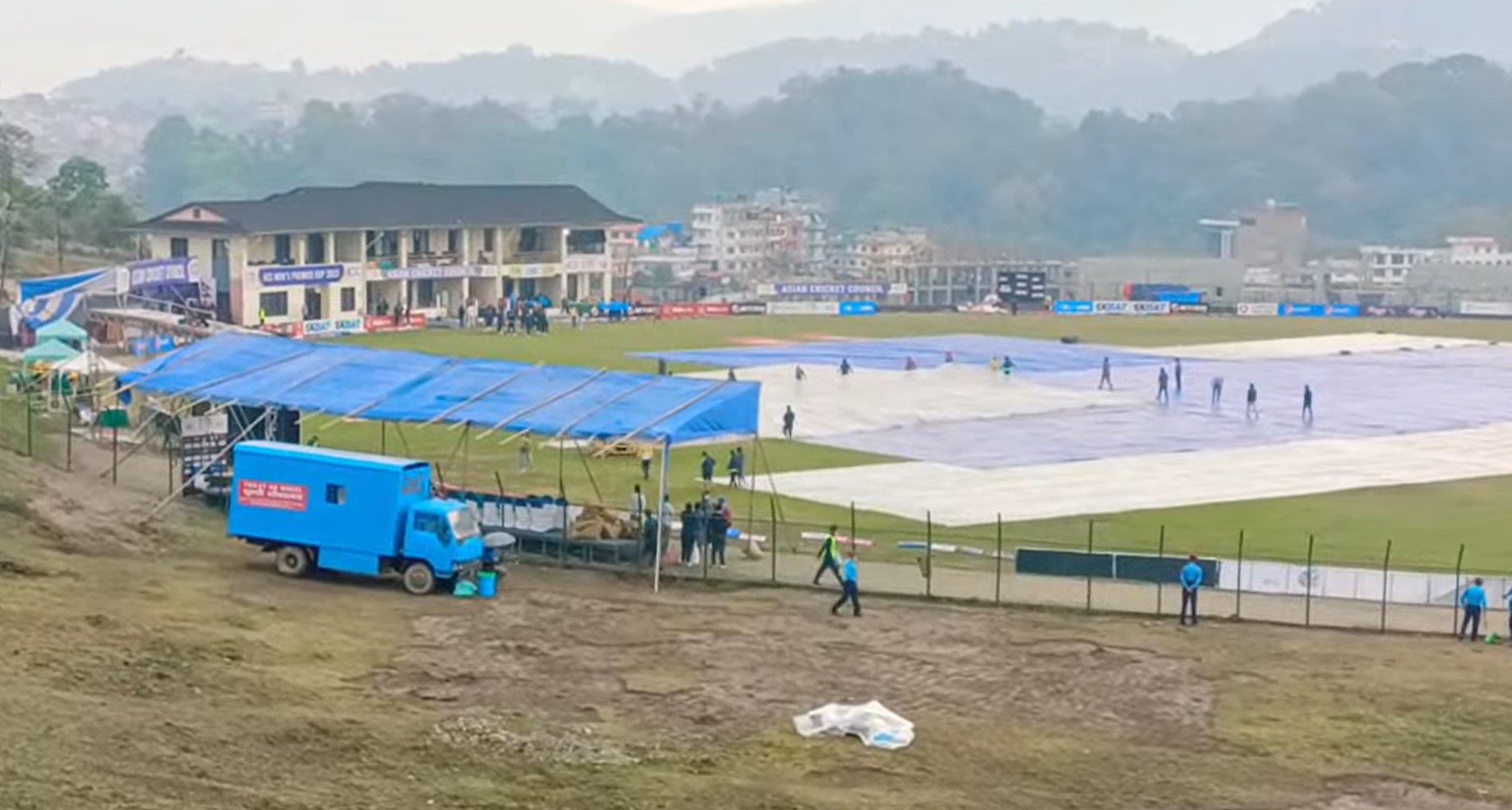 मुलपानीमा पानी पर्न थाल्यो, छोपियो मैदान
