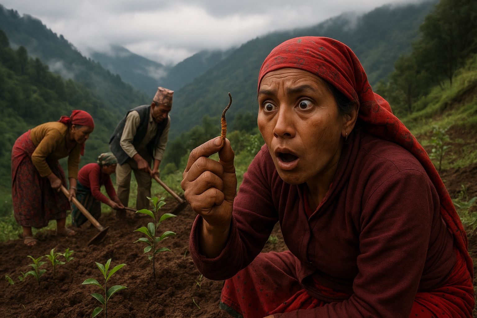 सुन्तलाको बिरुवा रोप्न खाल्डो खन्दा यार्सागुम्बा भेटिएपछि...