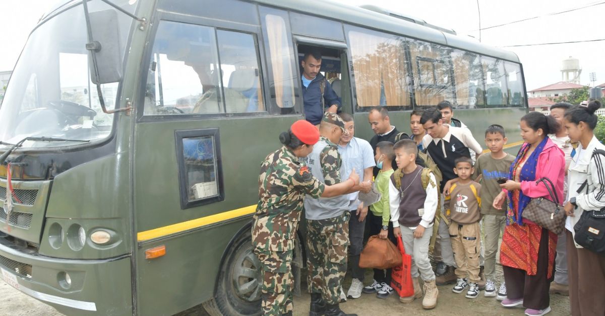 दशैंमा नेपाली सेनाको यातायात सुविधा, बस र हवाई दुवै सेवा प्रदान