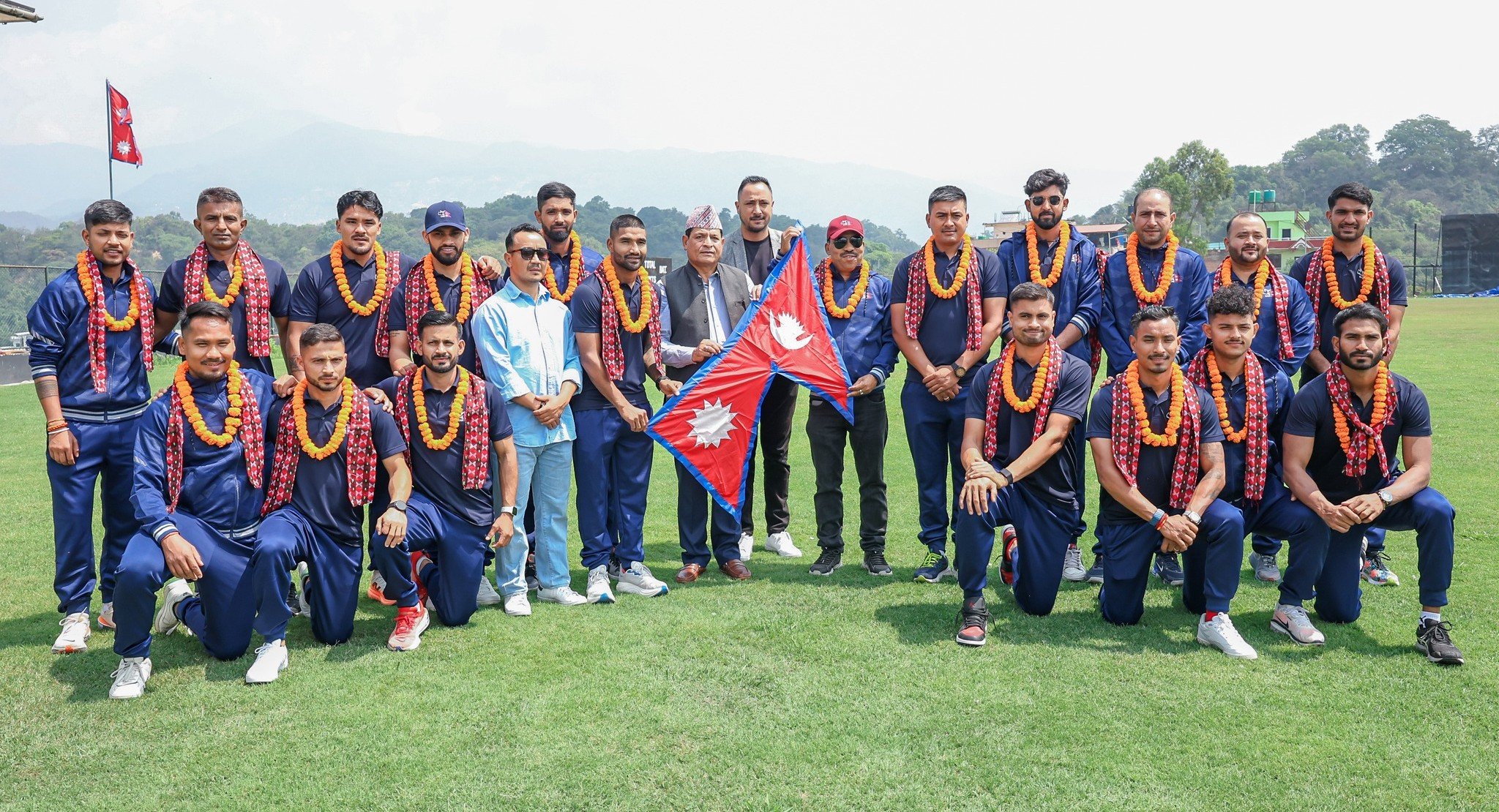 आईसीसी विश्वकप लिग-२ खेल्ने नेपाली टोलीको बिदाइ