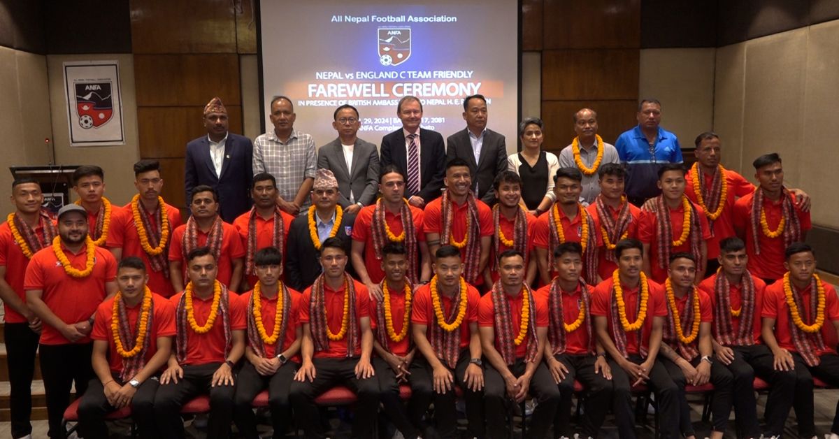 इङ्ग्ल्यान्ड ‘सी’ सँग खेल्न किरण लिम्बुको कप्तानीमा नेपाली राष्ट्रिय टिम घोषणा