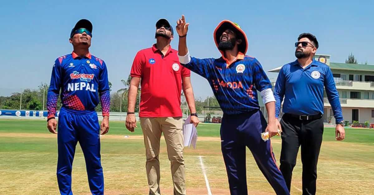त्रिकोणात्मक टी-२० श्रृंखलामा नेपाललाई दोस्रो जीत, बरोडा २७ रनले पराजित