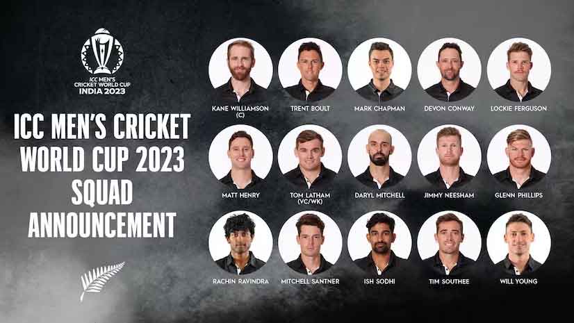 टी-२० विश्वकपका लागि न्यूजिल्याण्डको टोली घोषणा, केन विलियम्सनले कप्तानी