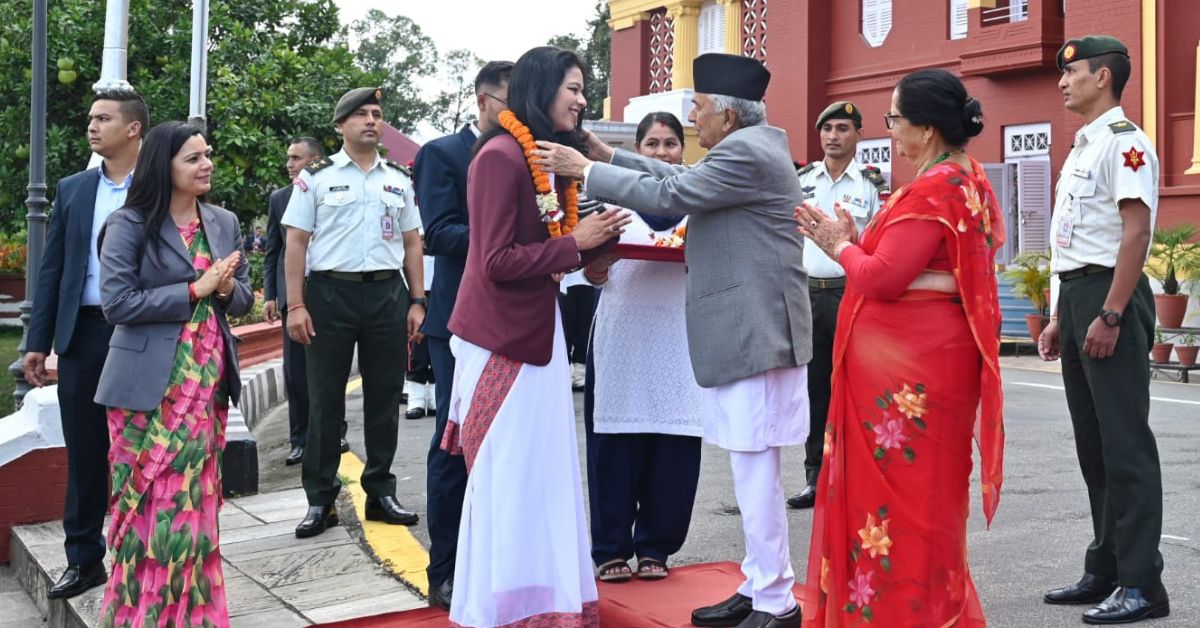 राष्ट्रपति पौडेलबाट पेरिस पारालम्पिकमा कास्य पदक विजेता पलेशालाई सम्मान