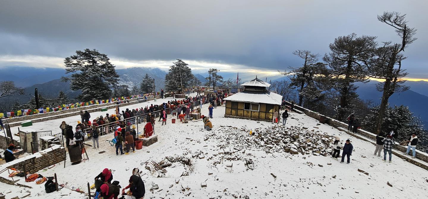 पाथीभरासहित ताप्लेजुङका उच्च हिमाली क्षेत्रमा हिमपात