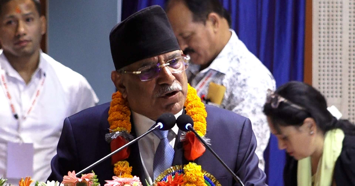 खेलाडीहरूको भविष्य खेल क्षेत्रमा सुनिश्चित हुने गरी सरकार संवेदनशील हुनुपर्छ : प्रचण्ड