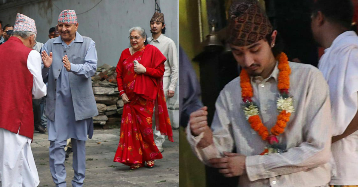 हृदयेन्द्रसहित पूर्वराजा शाह नारायणहिटीमा