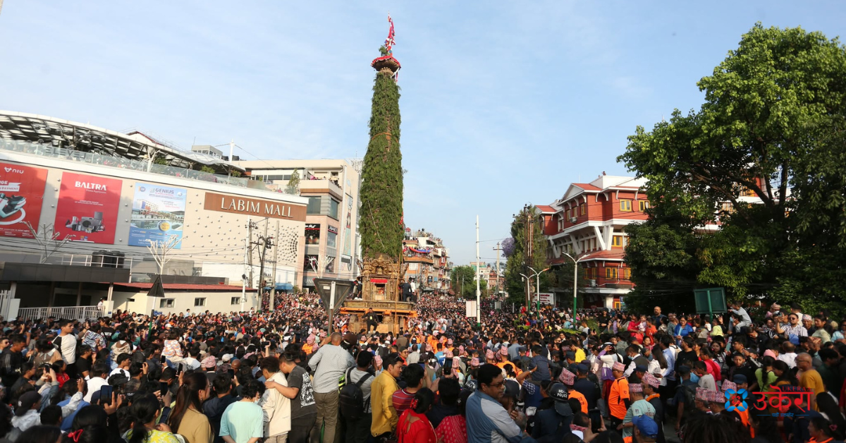 पुल्चोकबाट शुरू भयो रातो मच्छिन्द्रनाथको रथ यात्रा (फोटोफिचर)