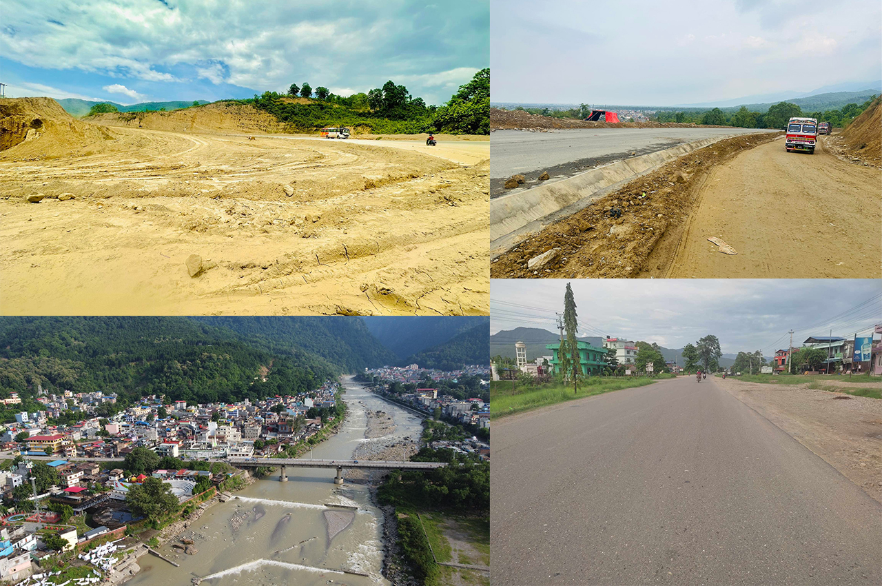 ६० वर्षपछि स्तरोन्नति हुँदै बुटवल-गोरुसिंगे-चन्द्रौटा सडक, बढाएर चार लेन बनाइँदै