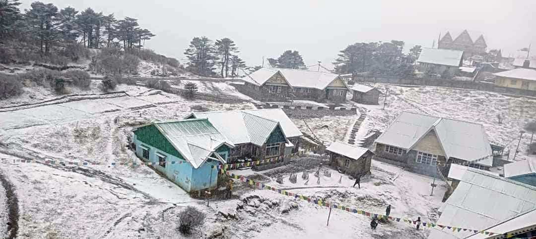 कोशी प्रदेशको उच्च पहाडी भेगमा हिमपात सुरू