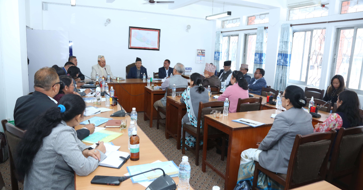 शिक्षा, स्वास्थ्य तथा सूचना प्रविधि समितिको बैठक बस्दै