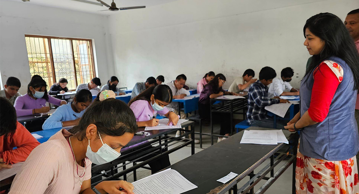 काठमाडौँ महानगरले लिएको कक्षा ११ को छात्रावृत्ति परीक्षामा आवेदकमध्ये ८४५ गयल