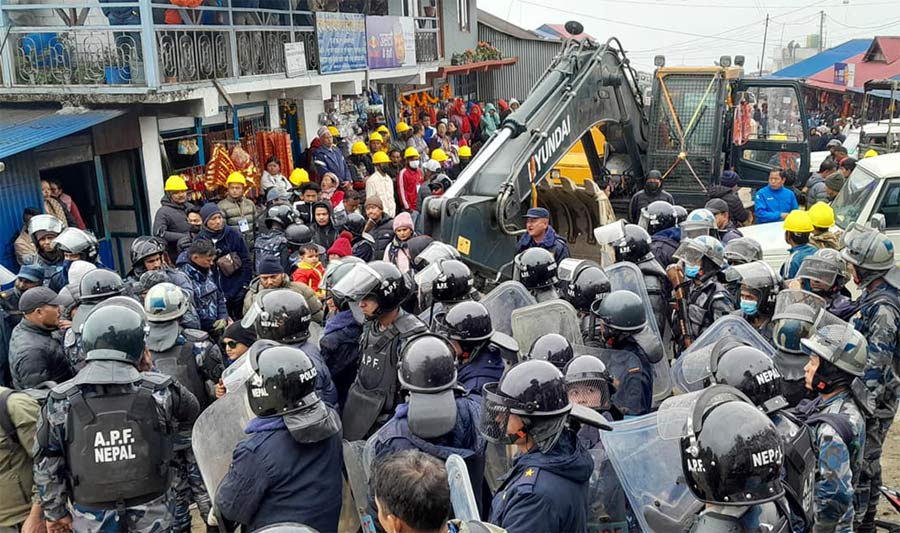 पाथीभरामा केबलकारको विरोध गर्ने पहिचान पक्षधरमाथि प्रहरीले गोली चलायो, पाँच जना घाइते