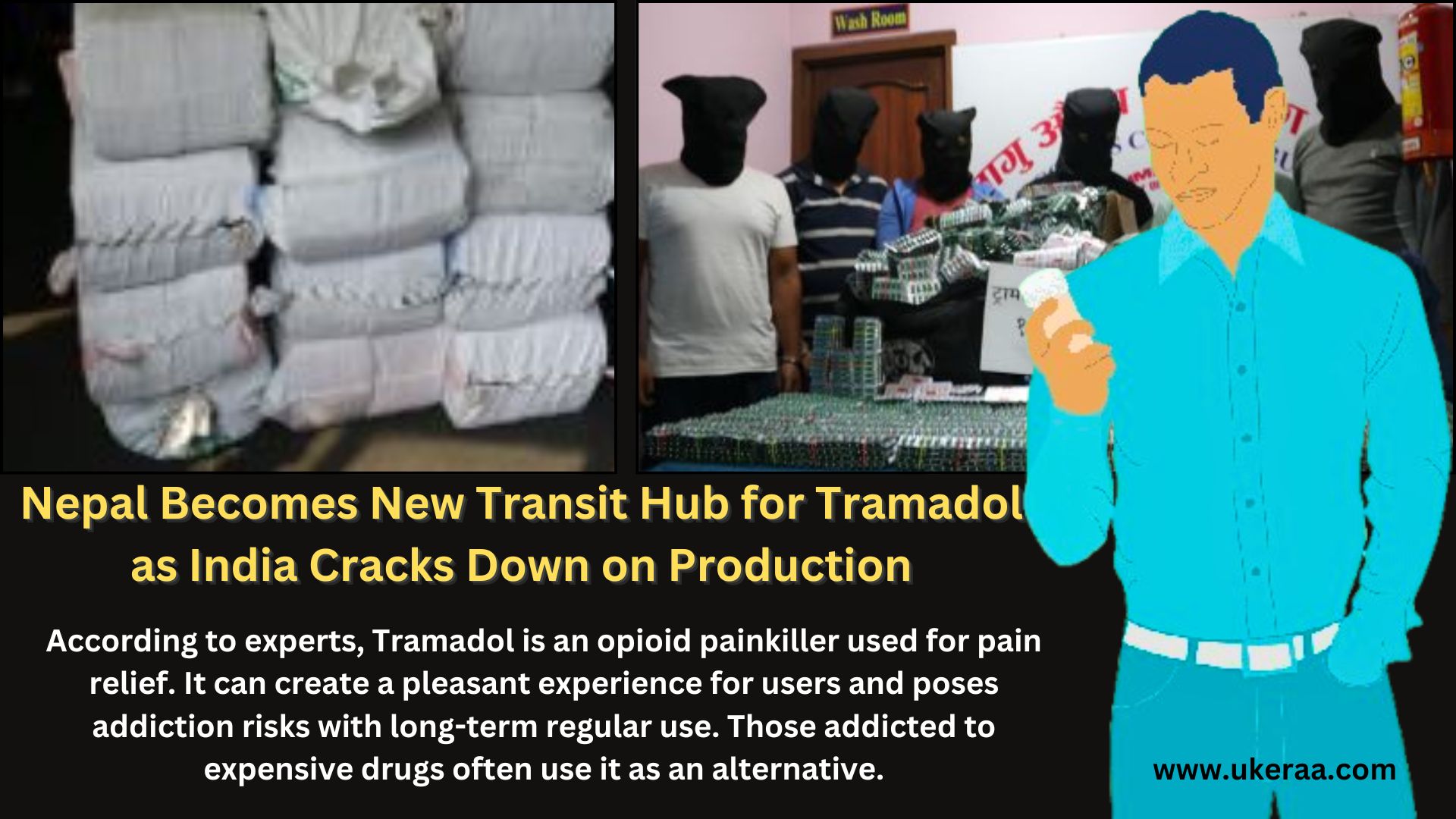 Nepal Becomes New Transit Hub for Tramadol as India Cracks Down on Production