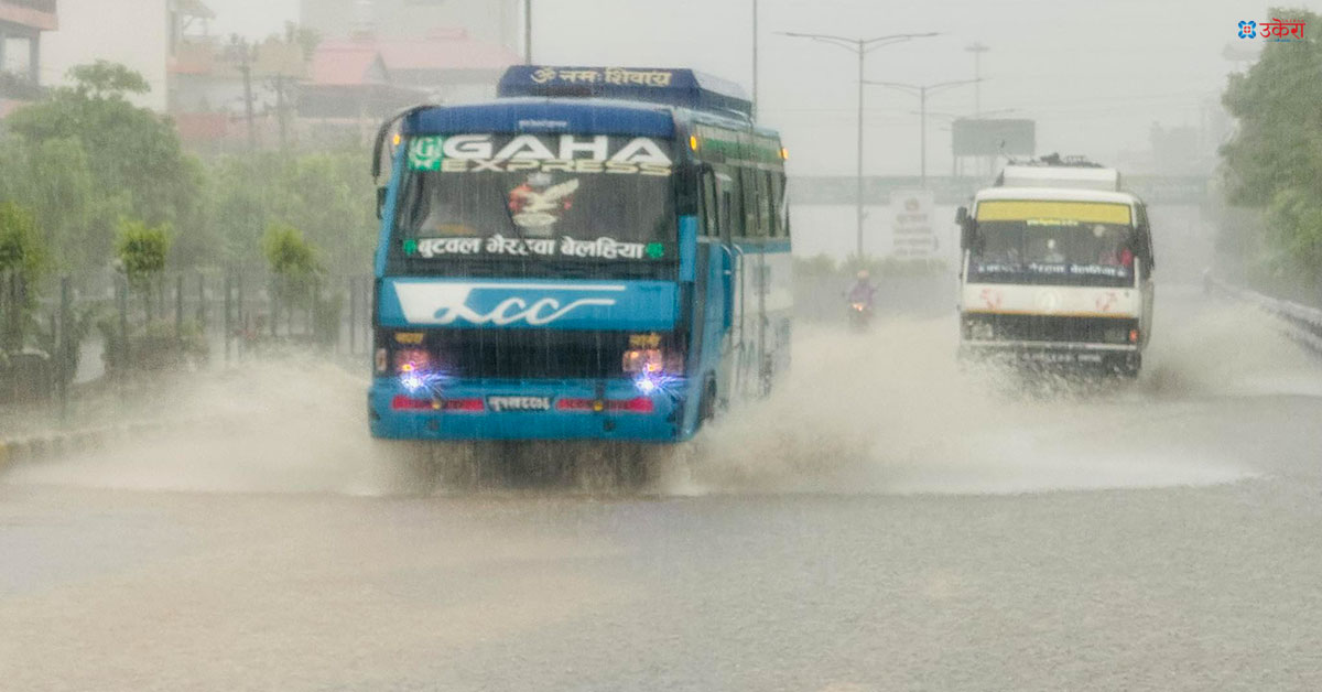 यी चार प्रदेशमा अति भारी वर्षाको सम्भावना